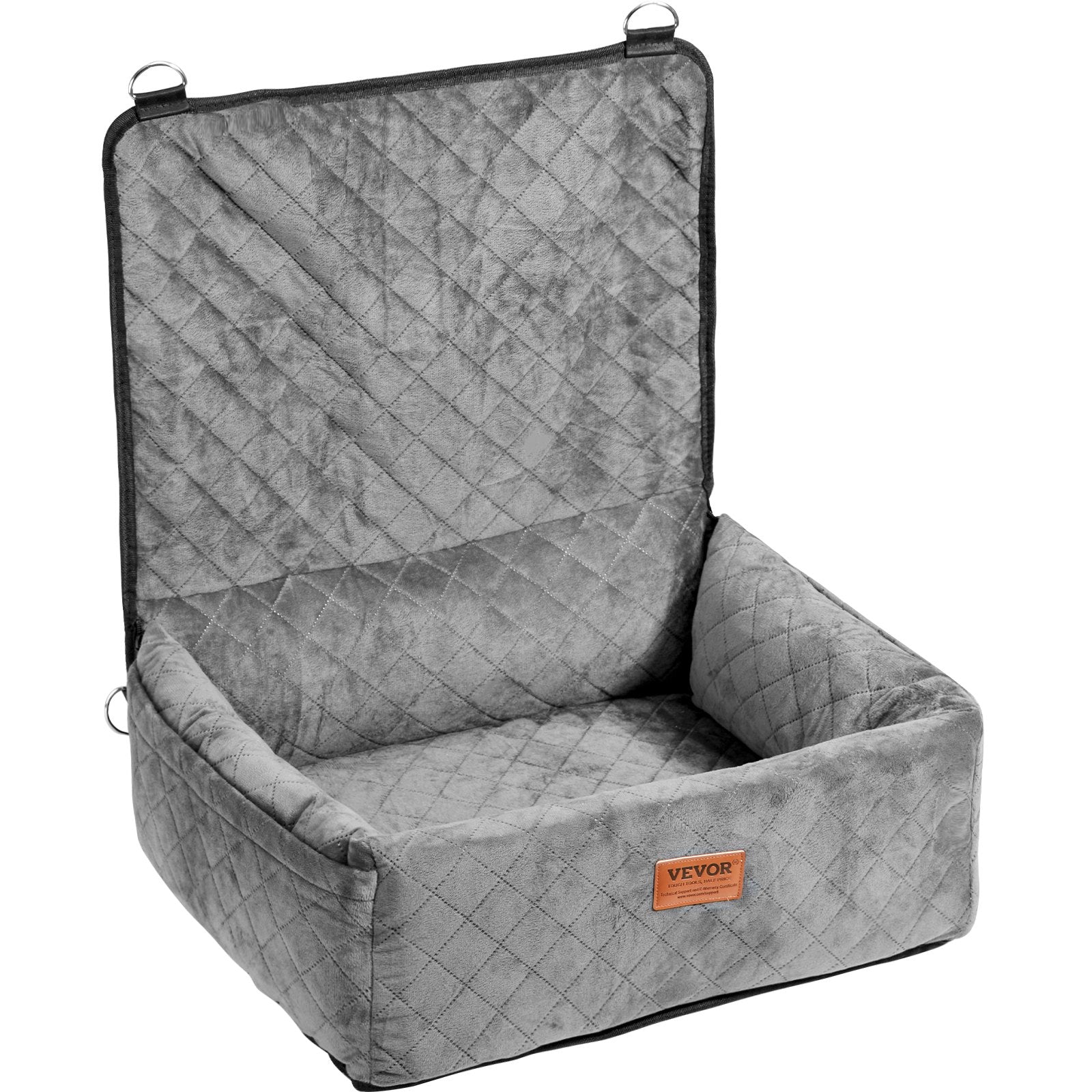 Dog Booster Car Seat Pet Car Seat for Small Medium Dog up to 18.1 kg Gray V952-CWZGQCZYHSSFX5CLMV0