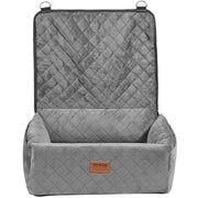 Dog Booster Car Seat Pet Car Seat for Small Medium Dog up to 18.1 kg Gray V952-CWZGQCZYHSSFX5CLMV0