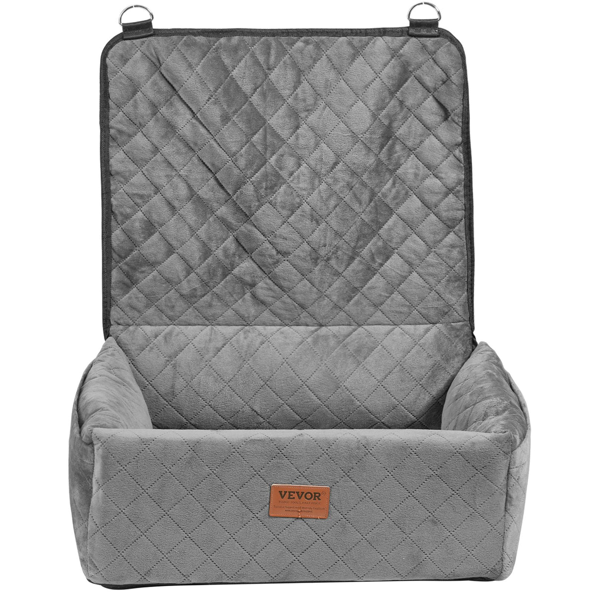 Dog Booster Car Seat Pet Car Seat for Small Medium Dog up to 18.1 kg Gray V952-CWZGQCZYHSSFX5CLMV0