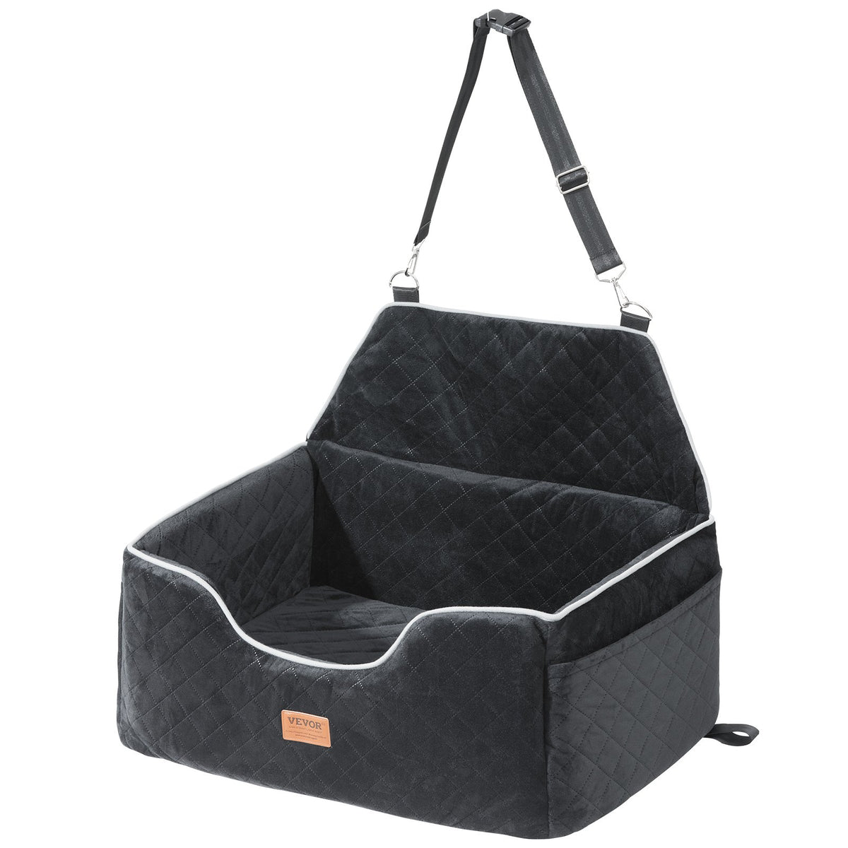 Dog Booster Car Seat Pet Car Seat for Medium Large Dog up to 24.9 kg Black V952-CWZGQCZYSFSC6Z483V0