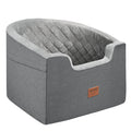 Dog Booster Car Seat Pet Car Seat for Small Medium Dog up to 24.9 kg Gray V952-CWZGQCZYTSQH1HCRMV0