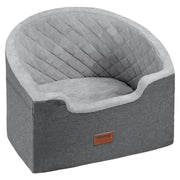 Dog Booster Car Seat Pet Car Seat for Small Medium Dog up to 24.9 kg Gray V952-CWZGQCZYTSQH1HCRMV0