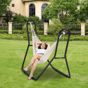 Steel Hammock Stand 450lbs Capacity Hammock Frame Fits 6.9-12.8ft Hammocks V952-CXDCJCXJS1105OTTMV0