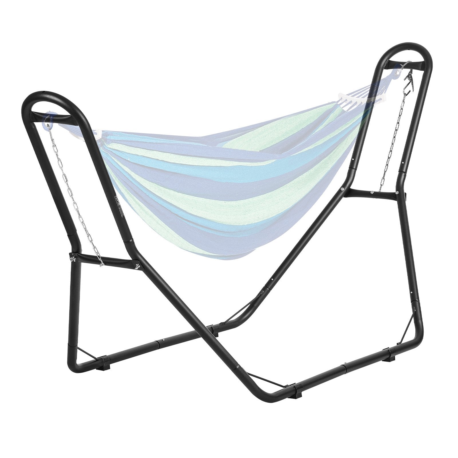 Steel Hammock Stand 450lbs Capacity Hammock Frame Fits 6.9-12.8ft Hammocks V952-CXDCJCXJS1105OTTMV0