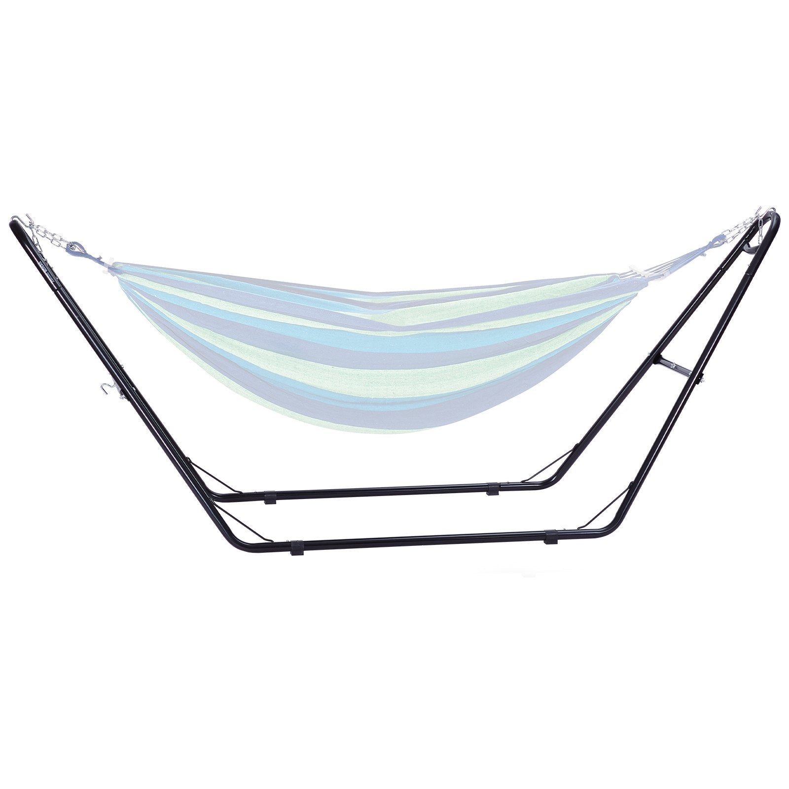 Universal 2 Person Hammock Stand, Adjustable Heavy Duty 550 lbs Capacity Hammock Stand Fits 8-13 ft Hammocks V952-CXDCJCXJS118H5RLYV0