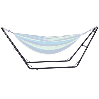 Universal 2 Person Hammock Stand, Adjustable Heavy Duty 550 lbs Capacity Hammock Stand Fits 8-13 ft Hammocks V952-CXDCJCXJS118H5RLYV0