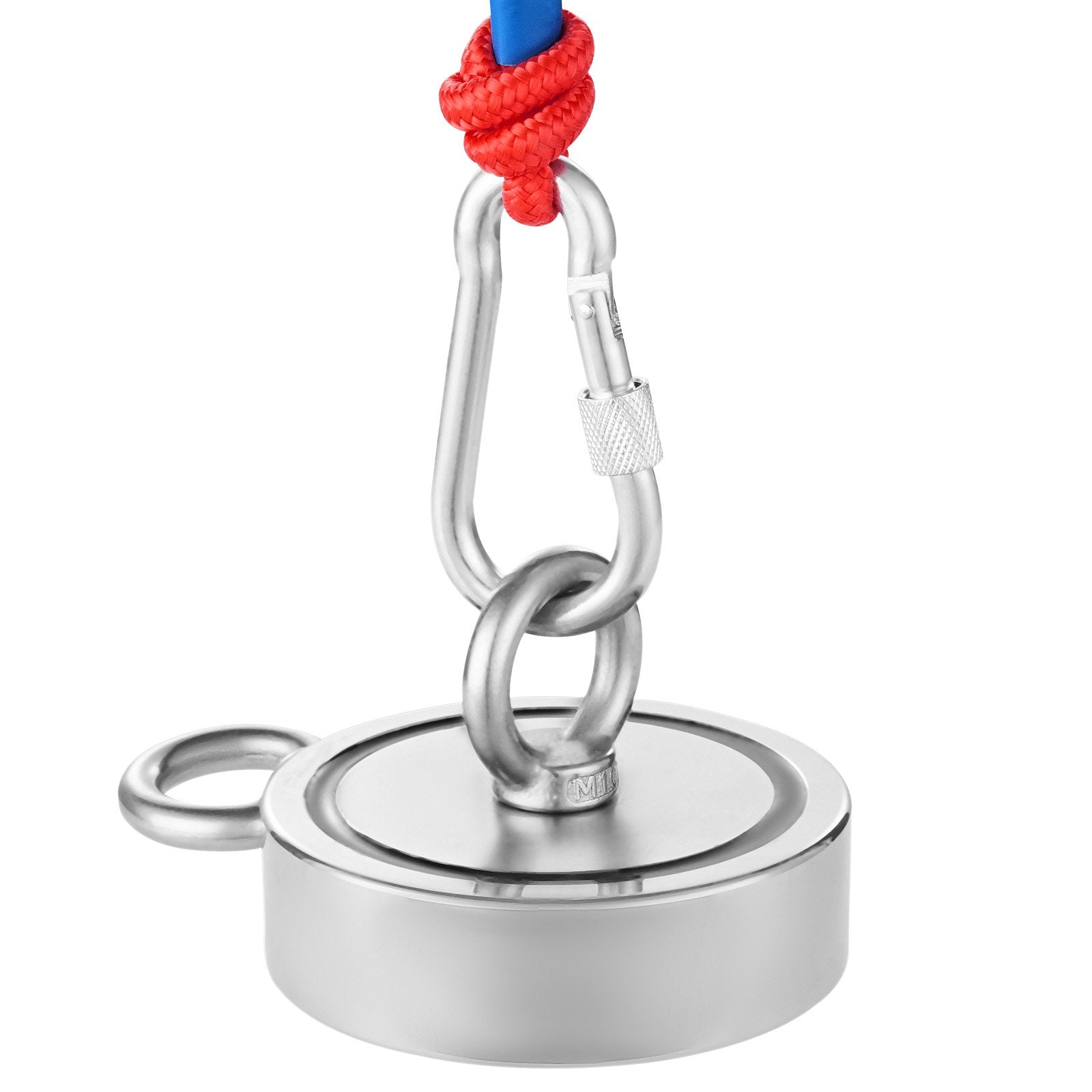 771 Kg Strong Fishing Magnet Kit Double Sided Pull Force Rope Carabiner V952-CXDYTZ5JTSM110PE7V0