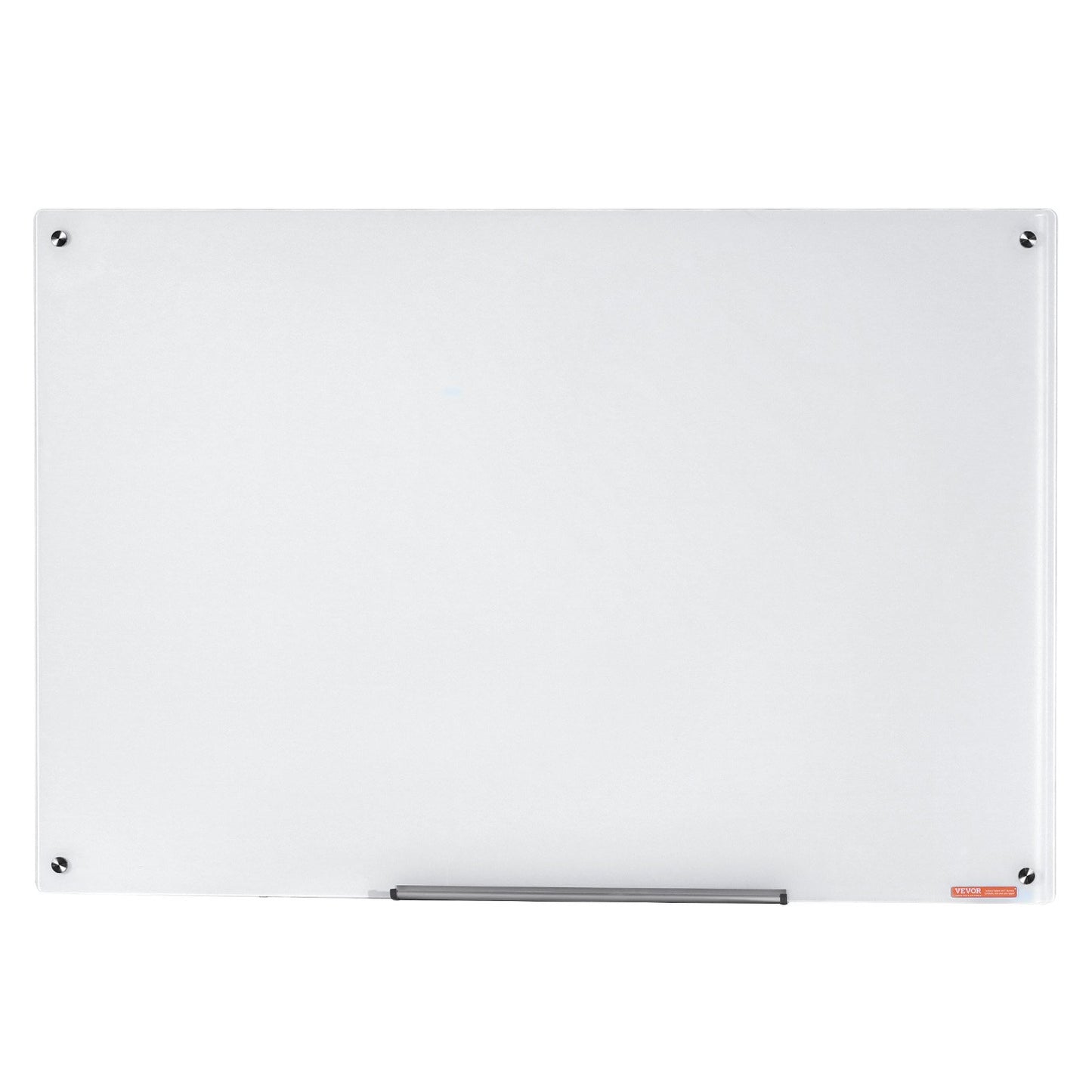 Magnetic Glass Whiteboard, Dry Erase Board 36"x24", Wall-Mounted Large White Glassboard Frameless, with V952-CXGCBLBGHBL3CGGHBV0