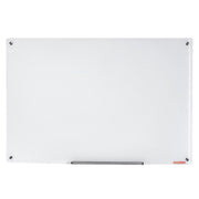 Magnetic Glass Whiteboard, Dry Erase Board 36"x24", Wall-Mounted Large White Glassboard Frameless, with V952-CXGCBLBGHBL3CGGHBV0