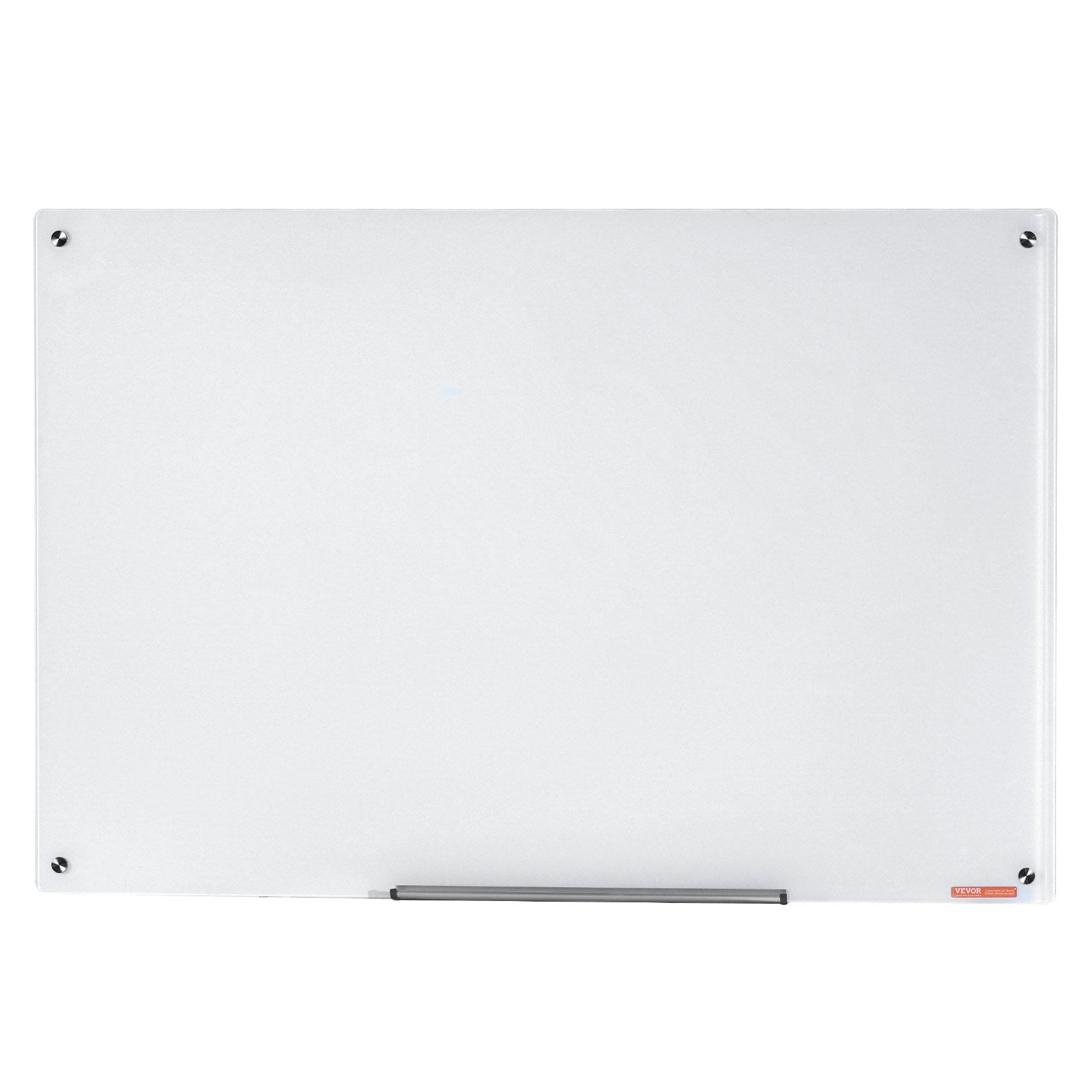 Magnetic Glass Whiteboard, Dry Erase Board 36"x24", Wall-Mounted Large White Glassboard Frameless, with V952-CXGCBLBGHBL3CGGHBV0