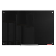 Magnetic Glass Whiteboard, Dry Erase Board 36"x24", Wall-Mounted Large White Glassboard Frameless, with V952-CXGCBLBGHBL3VB8RKV0