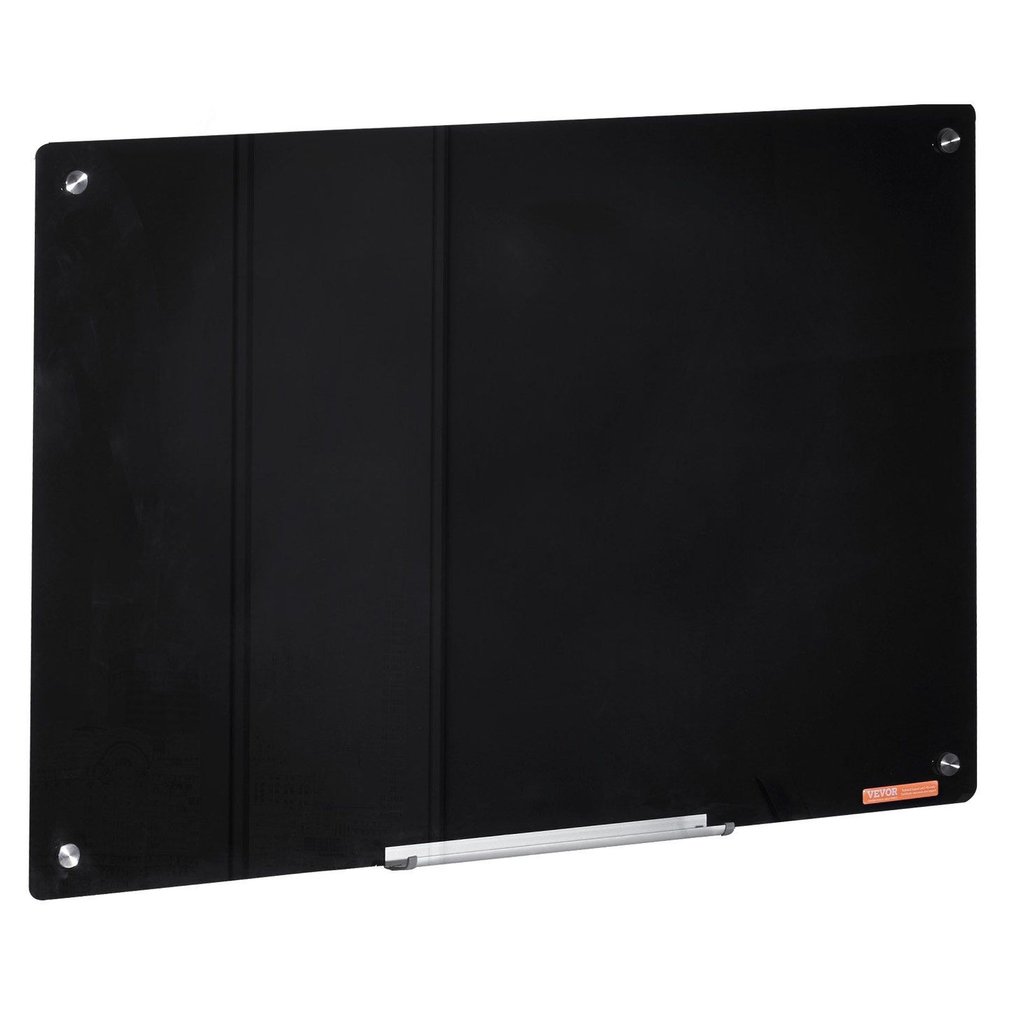 Magnetic Glass Whiteboard, Dry Erase Board 36"x24", Wall-Mounted Large White Glassboard Frameless, with V952-CXGCBLBGHBL3VB8RKV0
