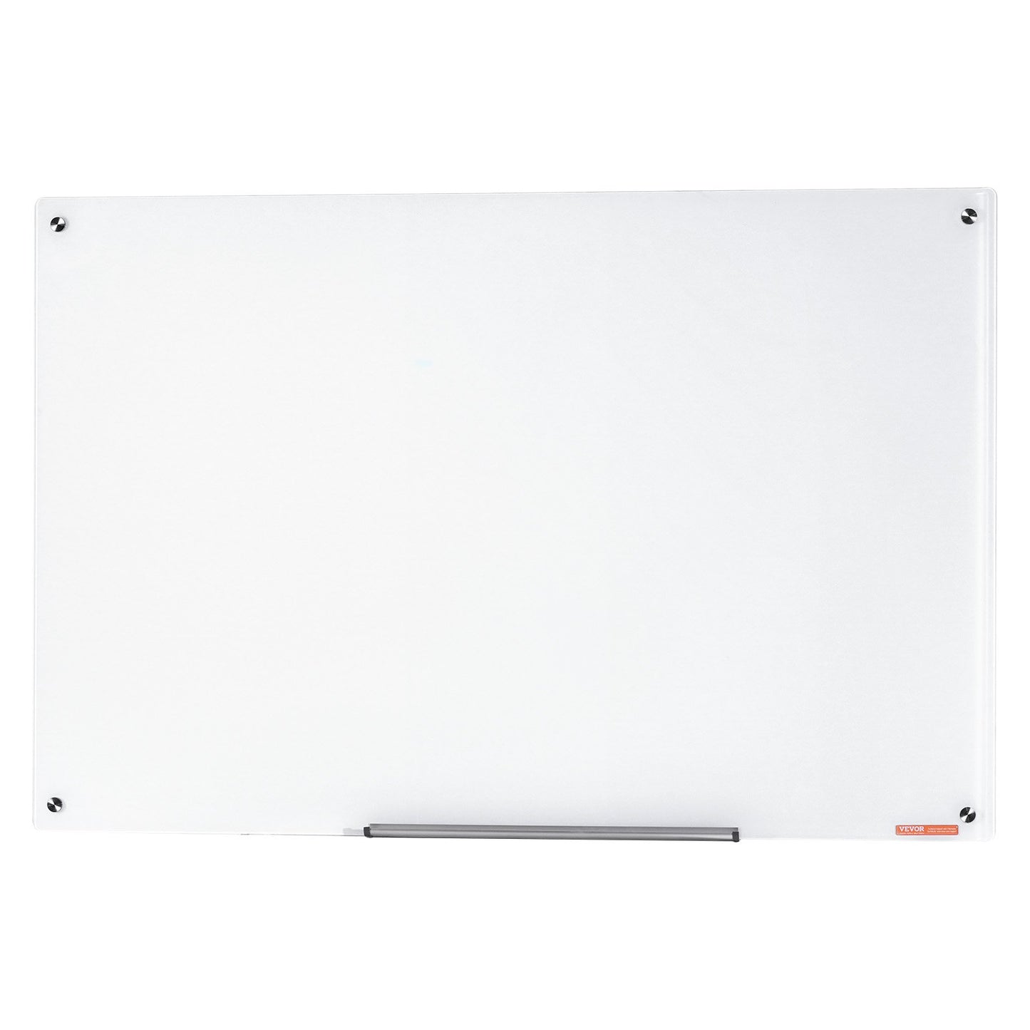 Magnetic Glass Whiteboard, Dry Erase Board 48"x32", Wall-Mounted Large White Glassboard Frameless, with V952-CXGCBLBGHBL4O9WH5V0