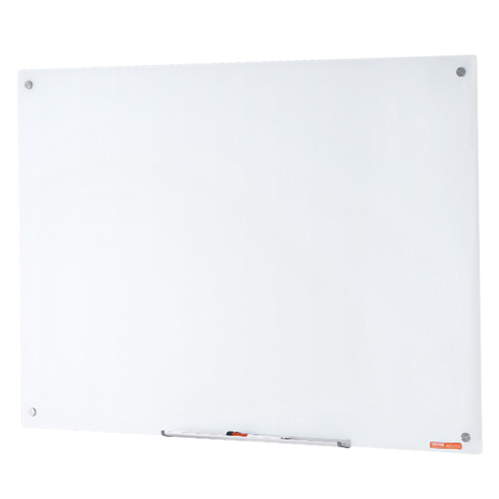 Magnetic Glass Whiteboard, Dry Erase Board 48"x32", Wall-Mounted Large White Glassboard Frameless, with V952-CXGCBLBGHBL4O9WH5V0