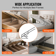 Bed Lift 59x79 in Compatible Bed Size 265 lbs Load DIY Wall Bed Hardware V952-CXSJQ1500MM9808RRV0