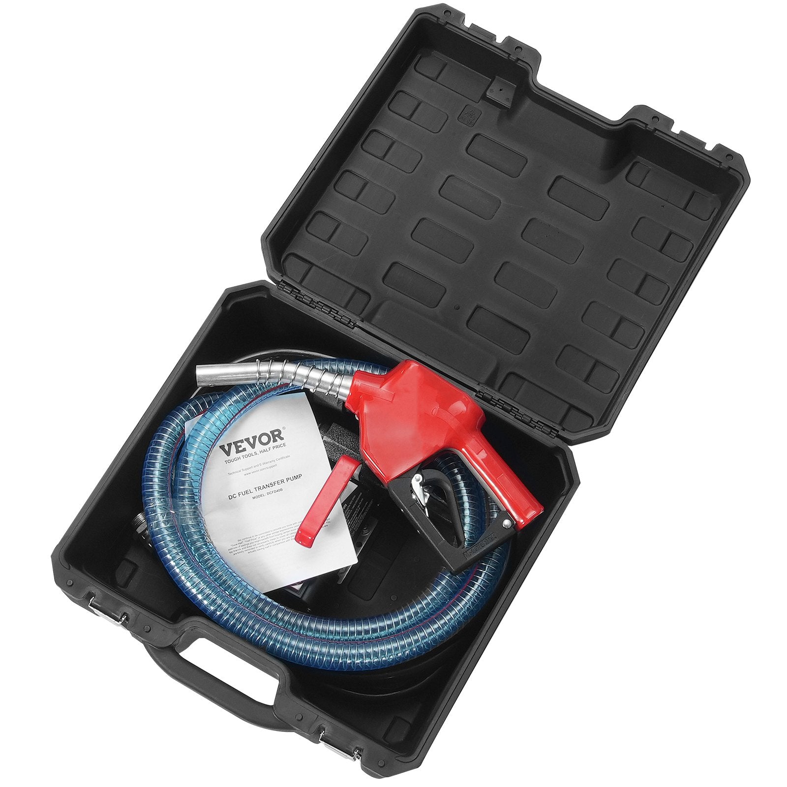 Fuel Transfer Pump, 12V DC 10 GPM 1/4 HP, Portable Electric Diesel Transfer Pump with Automatic Shut-Off Fuel V952-CYBMG10GPM147B515V9