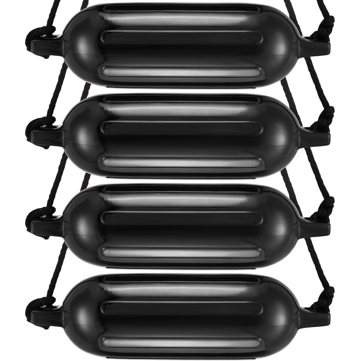Boat Fenders, 6.5" x 23" Boat Bumpers for Docking, Inflatable Ribbed Fender with Center Holes, Marine Boat V952-CYHX4JZ65YCTVZR20V0