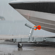 Boat Trailer Winch Stand with Roller, Adjustable Height 365-548 mm, Boat Winch Mount with U-Bolts for V952-CYJPZJZZJ00032G30001V0