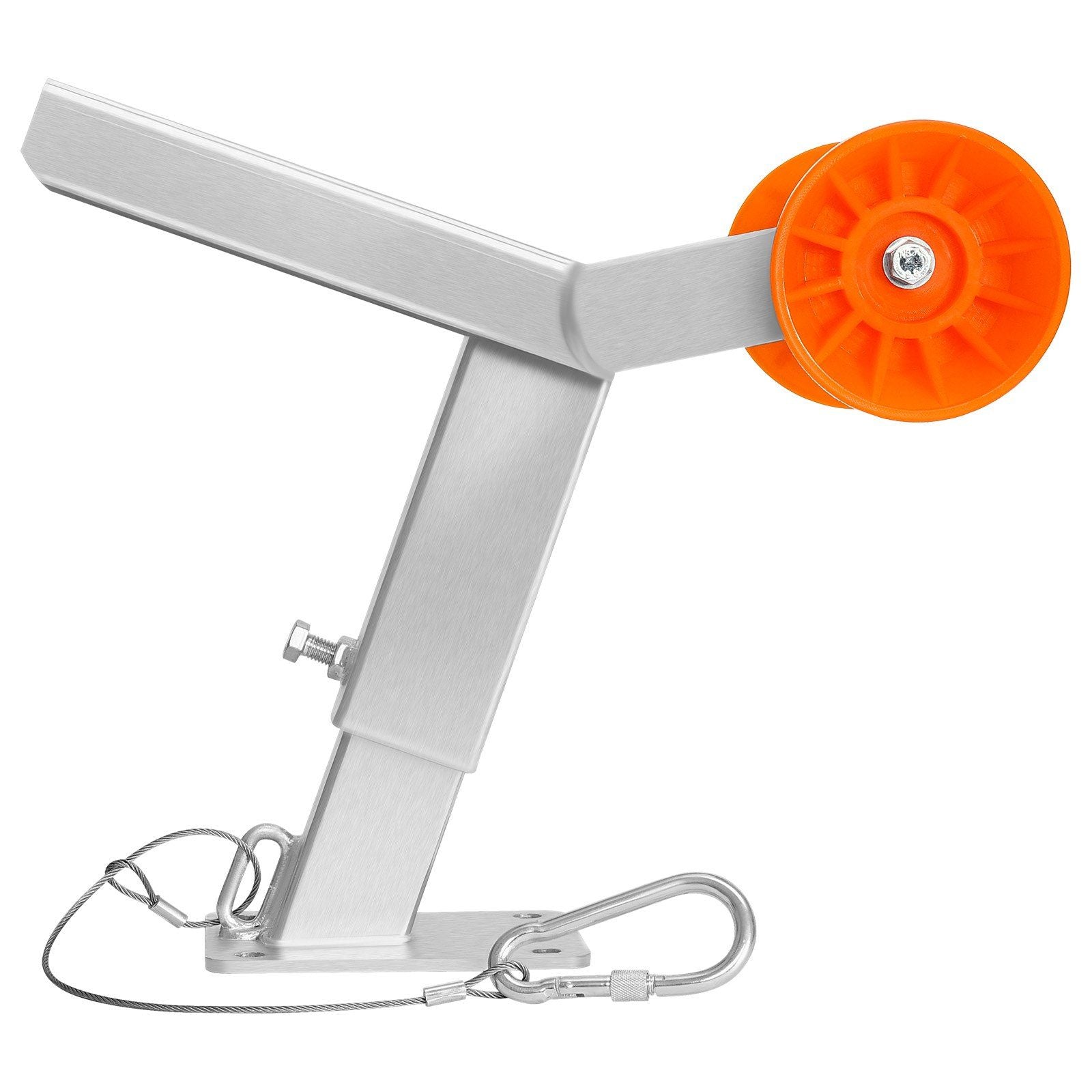Boat Trailer Winch Stand with Roller, Adjustable Height 365-548 mm, Boat Winch Mount with U-Bolts for V952-CYJPZJZZJ00032G30001V0