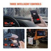 2KW Diesel Heater, 12V/24V All in One Diesel Air Heater, with Bluetooth APP Control, Remote Control and V952-CYJRQHWKLS2KWXH0UV3