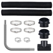 Diesel Heater Pipe Ducting Set, 3" Extendable Air Duct Hose, 1" Stainless Steel Exhaust Pipe, 2 Air Vents, V952-CYJRQPJ5KW8K2FCIDV0