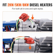 Diesel Heater Glow Plug Kit, Ceramic Glow Plug Repair Kit, Air Diesel Parking Heater Part with Removal V952-CYJRQPJQSPDH7FPDSV0