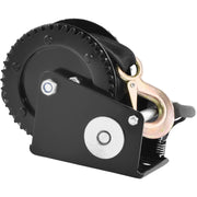 Hand Winch, 907.1 kg Pulling Capacity, Boat Trailer Winch Heavy Duty Rope Crank with 7 m Polyester Strap and V952-CYSDJP2000BDI2OUWV0