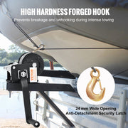 Hand Winch, 362.8 kg Pulling Capacity, Boat Trailer Winch Heavy Duty Rope Crank with 10 m Steel Wire Cable V952-CYSDJP800BG0IYPD8V0