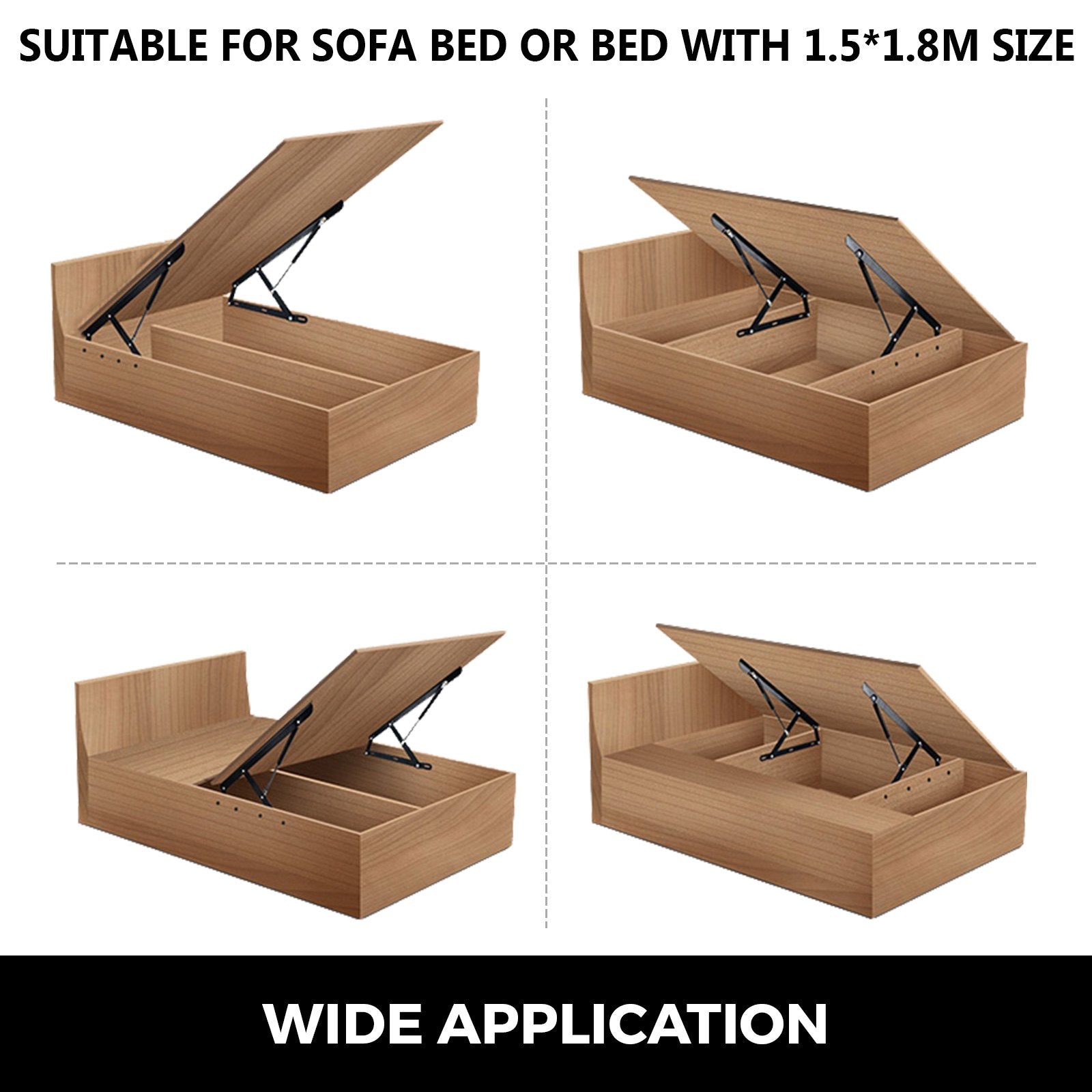 48" Bed Lift Hydraulic Mechanisms Kits For Sofa Bed Oriented Hardware Box V952-CYSJQB12000000001V0