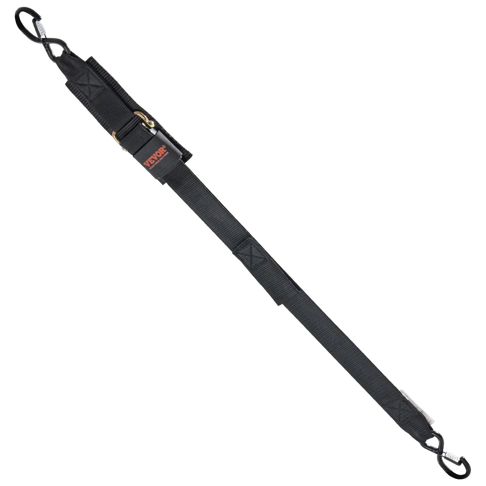 Retractable Ratchet Straps, 5.08 cm x 121.92 cm Ratchet Tie Down Straps with Security Lock S Hooks, 2 Pack V952-CYXJD2INCH4FUR48CV0