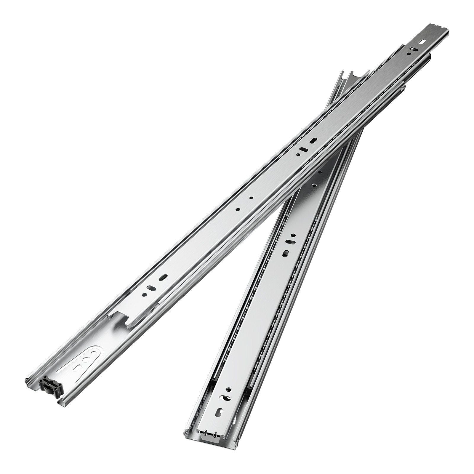 Drawer Slides, 20 inch, 10 Pairs Full Extension Ball Bearing Cabinet Rails, 100 LB Load Capacity Heavy Duty V952-CZCJCTDG100LPZMLNV0