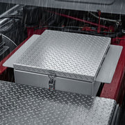 Truck Bed Tool Box, Heavy Duty Aluminum Tool Box with Diamond Plate, Storage Toolbox Chest Organizer Supports V952-CZGJX22INCHYB90W5001V0
