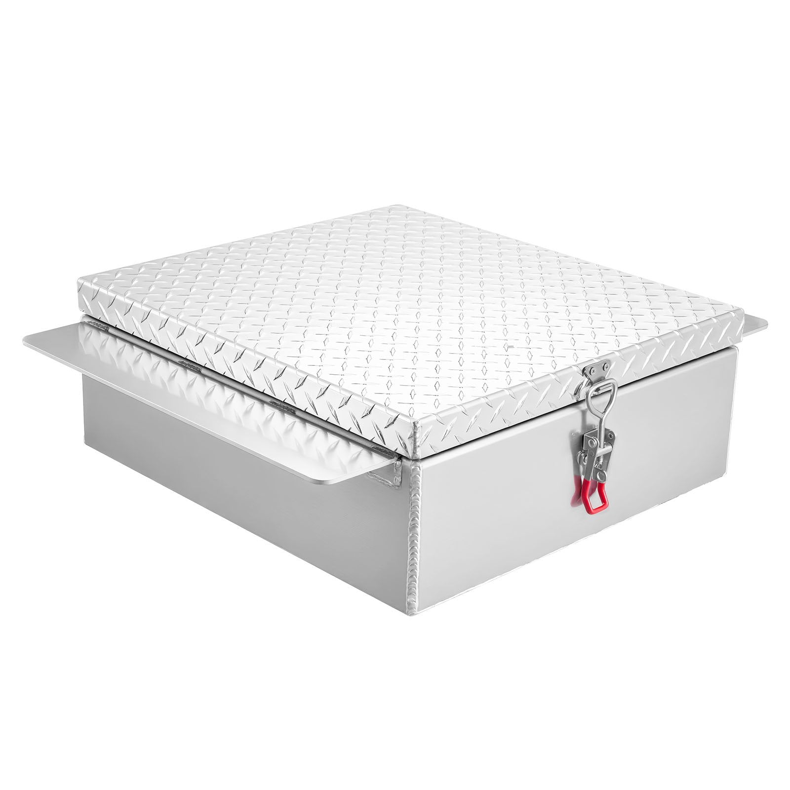 Truck Bed Tool Box, Heavy Duty Aluminum Tool Box with Diamond Plate, Storage Toolbox Chest Organizer Supports V952-CZGJX22INCHYB90W5001V0