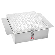 Truck Bed Tool Box, Heavy Duty Aluminum Tool Box with Diamond Plate, Storage Toolbox Chest Organizer Supports V952-CZGJX22INCHYB90W5001V0