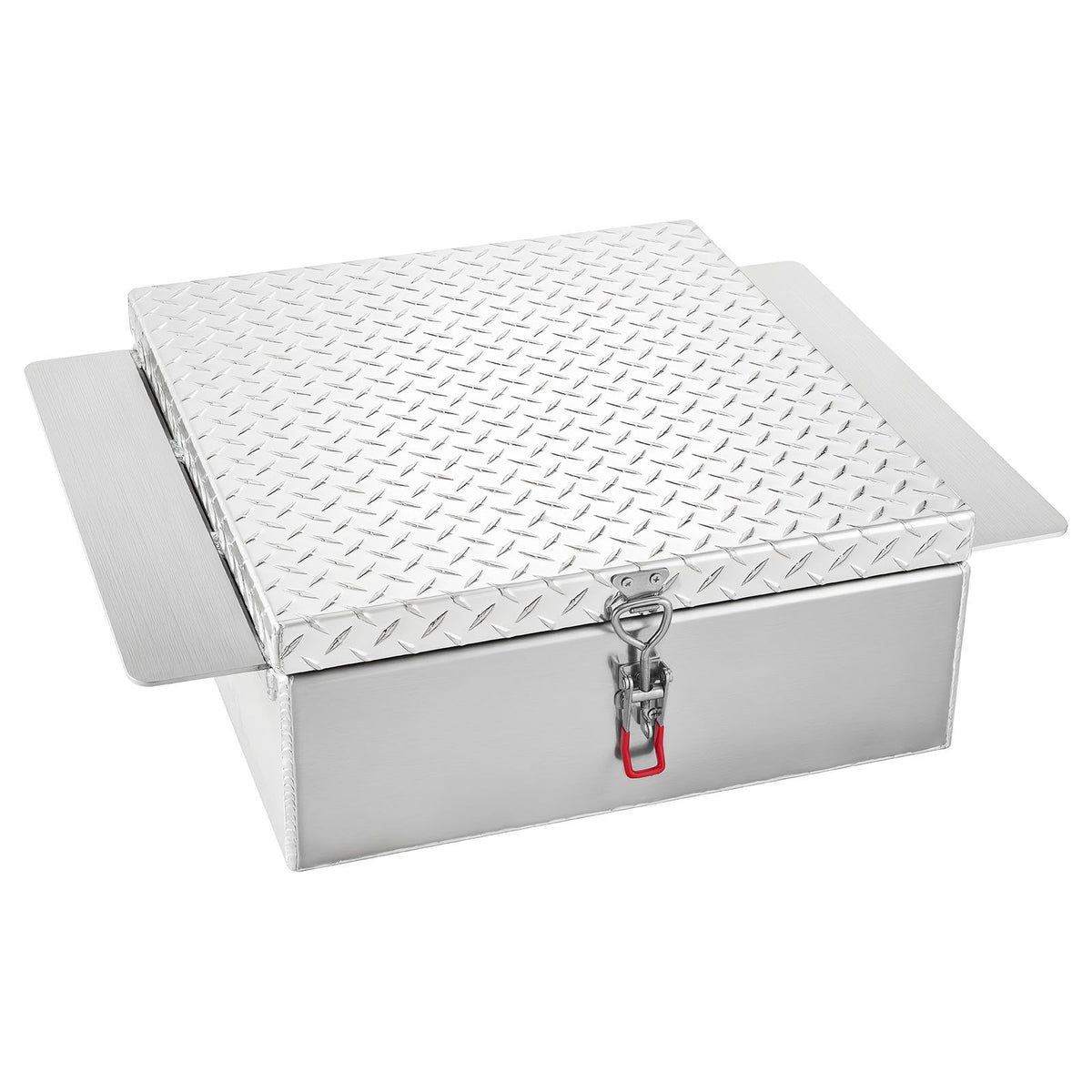 Truck Bed Tool Box, Heavy Duty Aluminum Tool Box with Diamond Plate, Storage Toolbox Chest Organizer Supports V952-CZGJX22INCHYB90W5001V0
