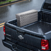 Truck Bed Tool Box, Heavy Duty Aluminum Tool Box with Tread Patterns, Storage Toolbox Chest Organizer with V952-CZGJX33INCHY6ZBO7001V0