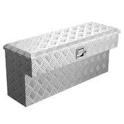 Truck Bed Tool Box, Heavy Duty Aluminum Tool Box with Tread Patterns, Storage Toolbox Chest Organizer with V952-CZGJX33INCHY6ZBO7001V0