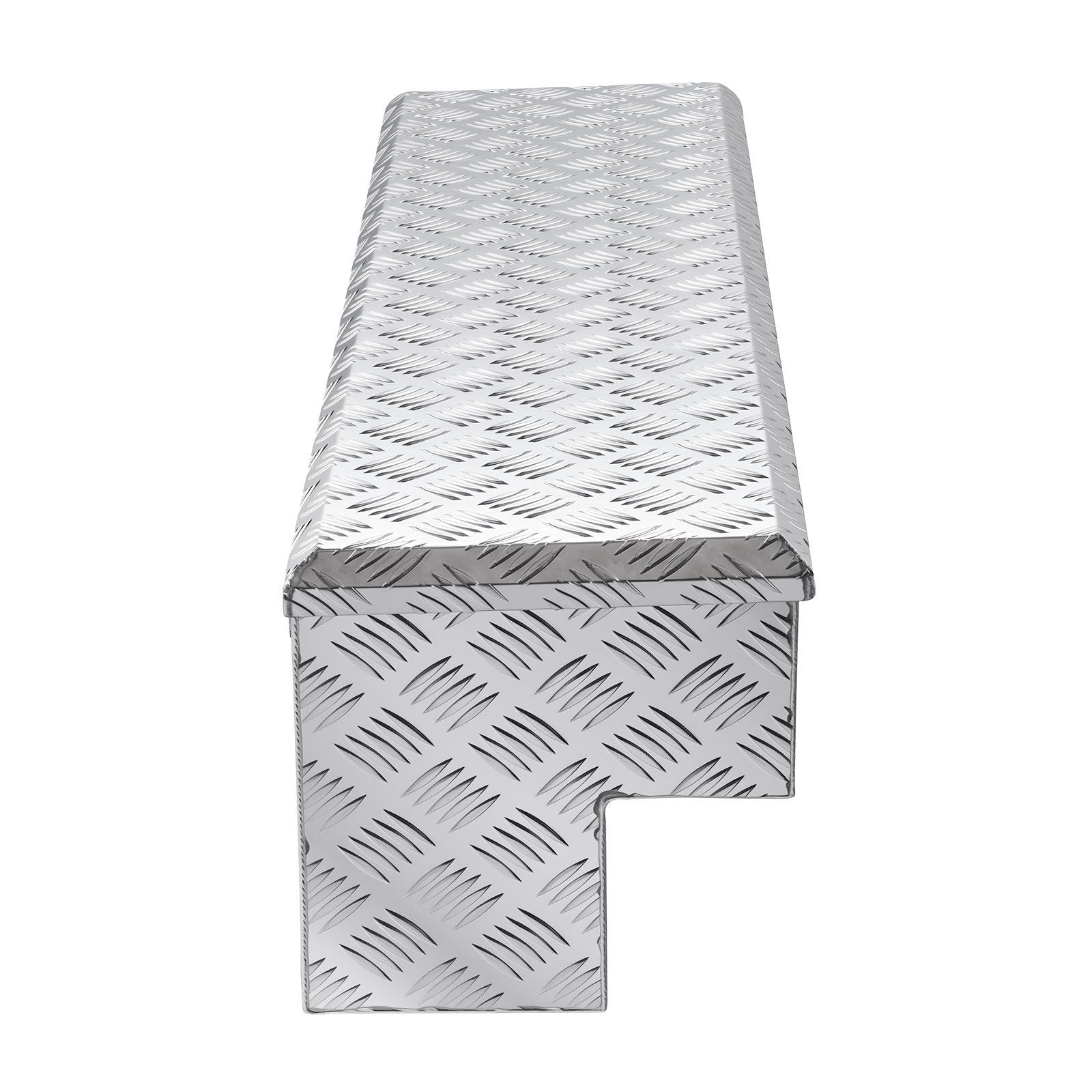 Truck Bed Tool Box, Heavy Duty Aluminum Tool Box with Tread Patterns, Storage Toolbox Chest Organizer with V952-CZGJX48INCHYG7NXK001V0