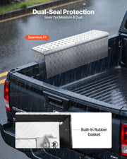 Truck Bed Tool Box, Heavy Duty Aluminum Tool Box with Tread Patterns, Storage Toolbox Chest Organizer with V952-CZGJX48INCHYG7NXK001V0