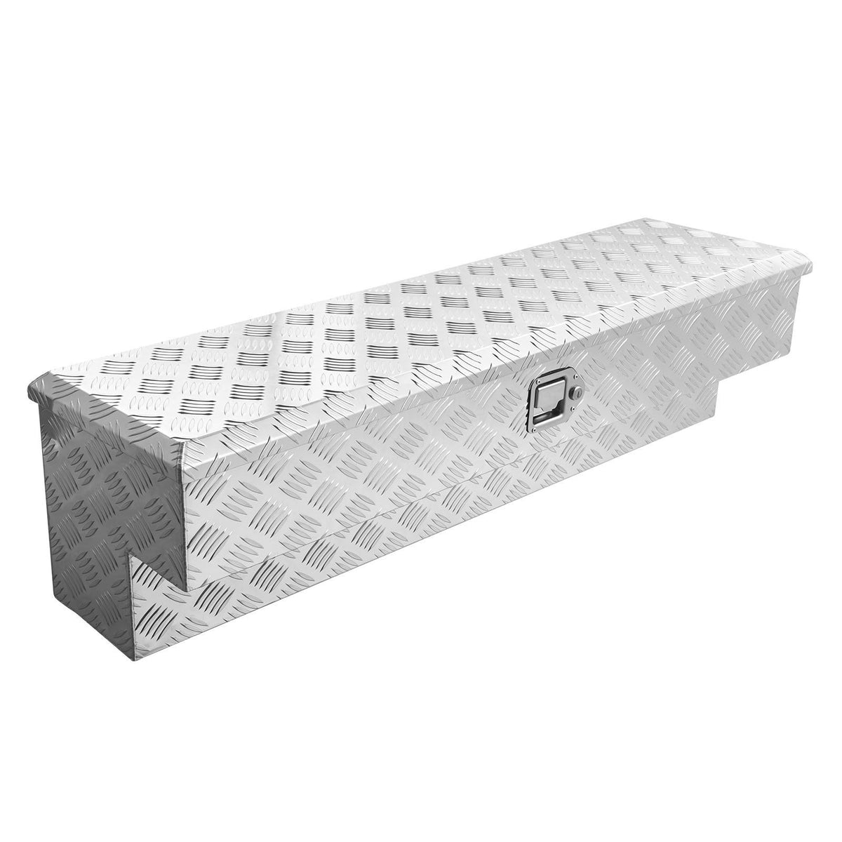 Truck Bed Tool Box, Heavy Duty Aluminum Tool Box with Tread Patterns, Storage Toolbox Chest Organizer with V952-CZGJX48INCHYG7NXK001V0
