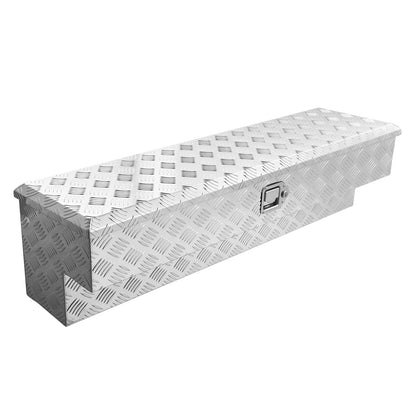 Truck Bed Tool Box, Heavy Duty Aluminum Tool Box with Tread Patterns, Storage Toolbox Chest Organizer with V952-CZGJX48INCHYG7NXK001V0