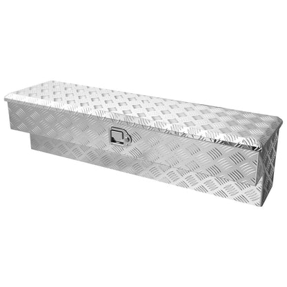 Truck Bed Tool Box, Heavy Duty Aluminum Tool Box with Tread Patterns, Storage Toolbox Chest Organizer with V952-CZGJX48INCHYG7NXK001V0