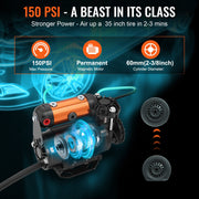 Onboard Air Compressor Kit 150PSI Offroad Air Compressor Portable Tire Inflator Heavy Duty 3.5CFM Air Pump V952-CZKQYSJZLDYBDHPZBV9