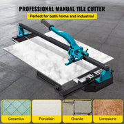 Tile Cutter 24in Cutting Tool w/ Laser Guide Single Rail Double Brackets V952-CZQGJ600MMSDDGDZCV0