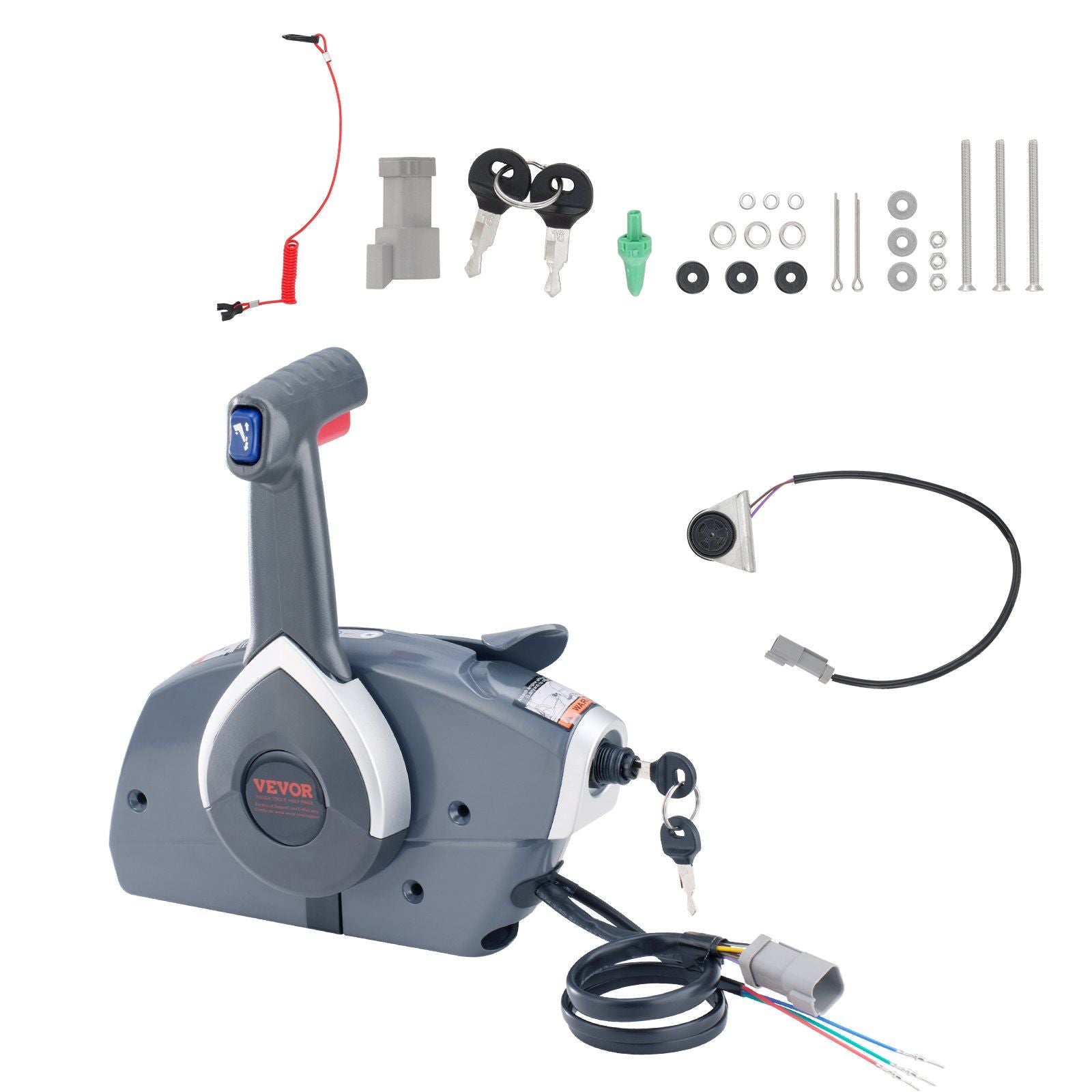 Boat Throttle Control, 5006180 Side-Mounted Outboard Remote Control Box for Evinrude Johnson, Marine Throttle V952-CZSCYMKZQEVIMZ0MCV9