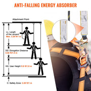 Vertical Lifeline Assembly 0.55'' x 100' Fall Protection Rope 30 KN ANSI V952-CZSMXHHXWS105HEJUV0