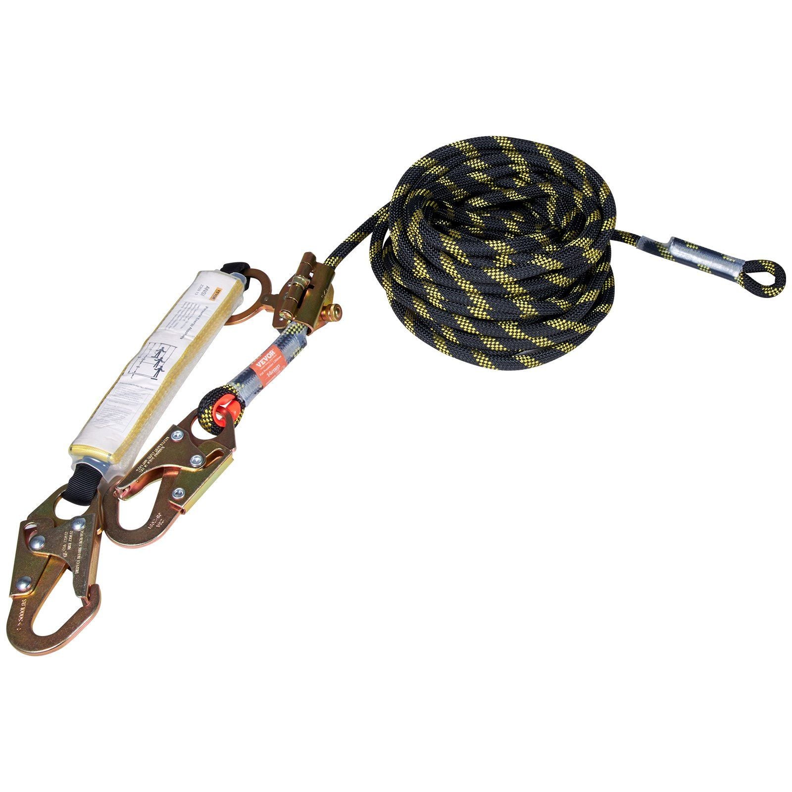 Vertical Lifeline Assembly 0.55'' x 100' Fall Protection Rope 30 KN ANSI V952-CZSMXHHXWS105HEJUV0