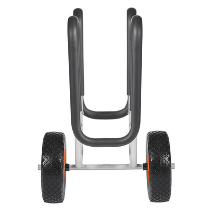 Kayak Cart, 68.0 kg Load Capacity, Stand Up Paddle Board Trolley with 25.4 cm Solid Rubber Tires & V952-CZSPHTTC10INP1Q50001V0