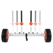 Kayak Cart, 104 kg Load Capacity, Canoe Cart Dolly with 25.4 cm Solid PU Tires & Kickstand, Assembles & V952-CZSPHTTC10INTL5QS001V0