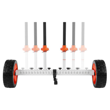 Kayak Cart, 104 kg Load Capacity, Canoe Cart Dolly with 25.4 cm Solid PU Tires & Kickstand, Assembles & V952-CZSPHTTC10INTL5QS001V0